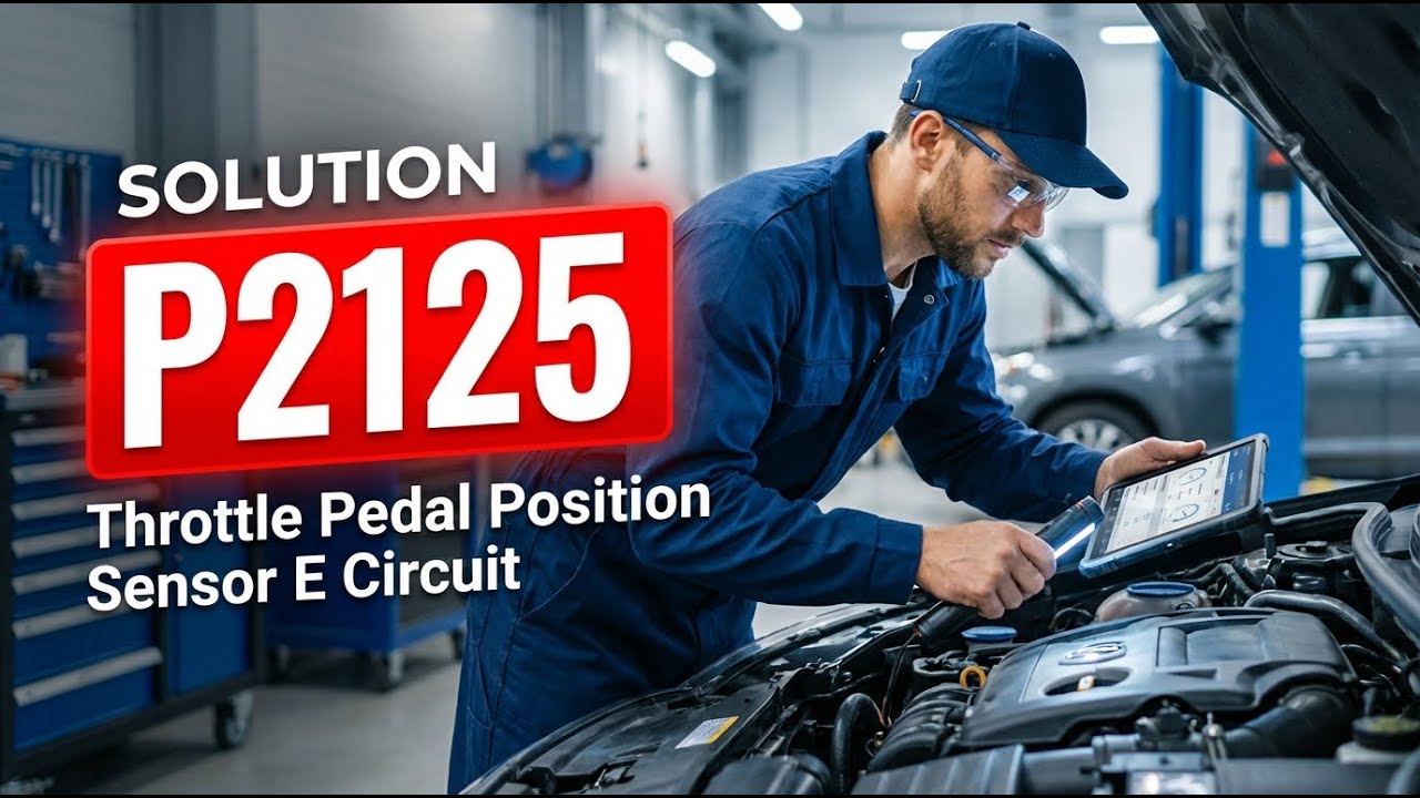 КАК ИСПРАВИТЬ ОШИБКУ P2125 OBD II - Цепь датчика положения педали газа E