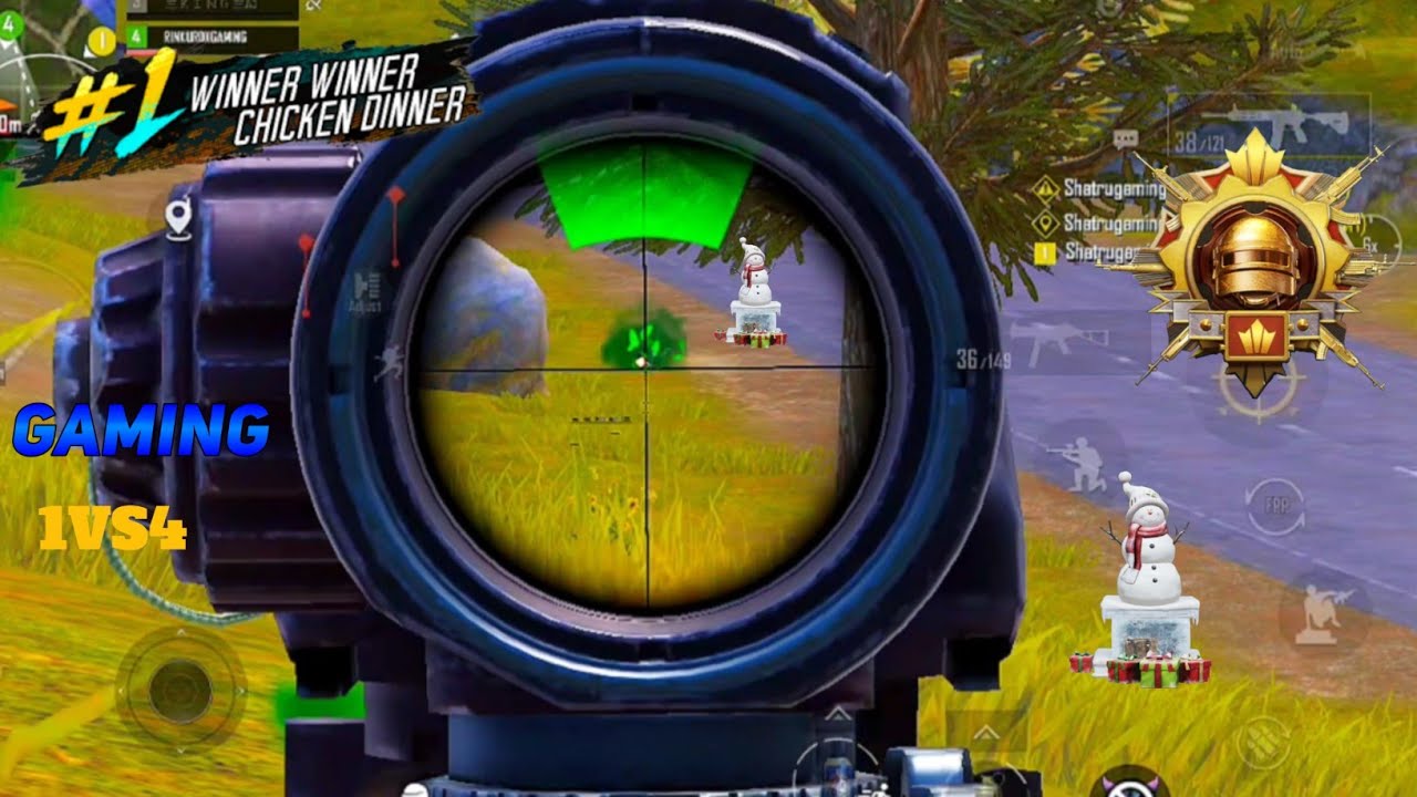 BGMIPUBG NEW GAMEPLAY SCARL BEST GAMEPLAY PUBG MOBILE BARREL PRO GAMEPLAY SCARA NEW GAMEPLAY 