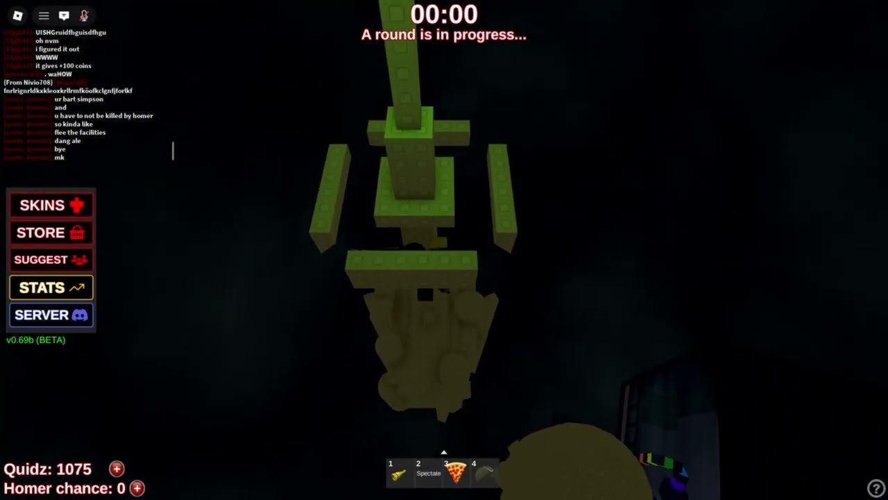 Actually beating the obby in you vs homer