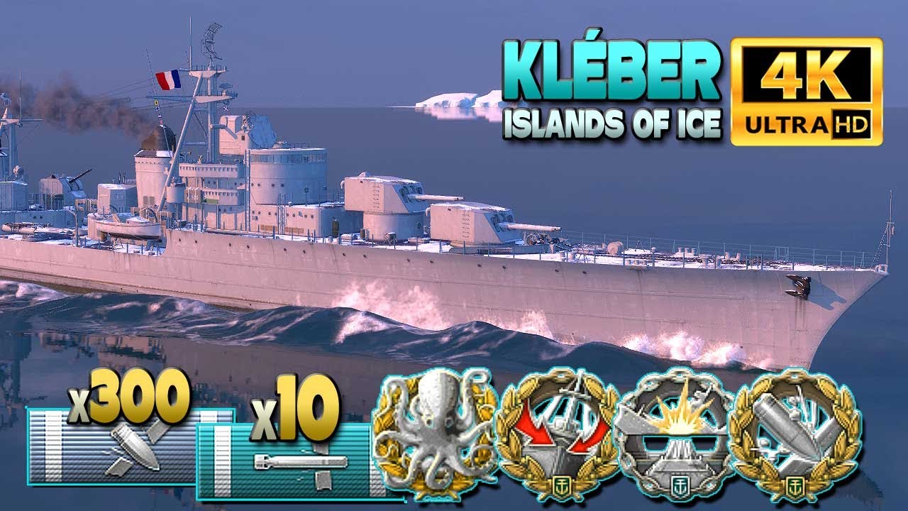 Эсминец Клебер меняет ситуацию - World of Warships