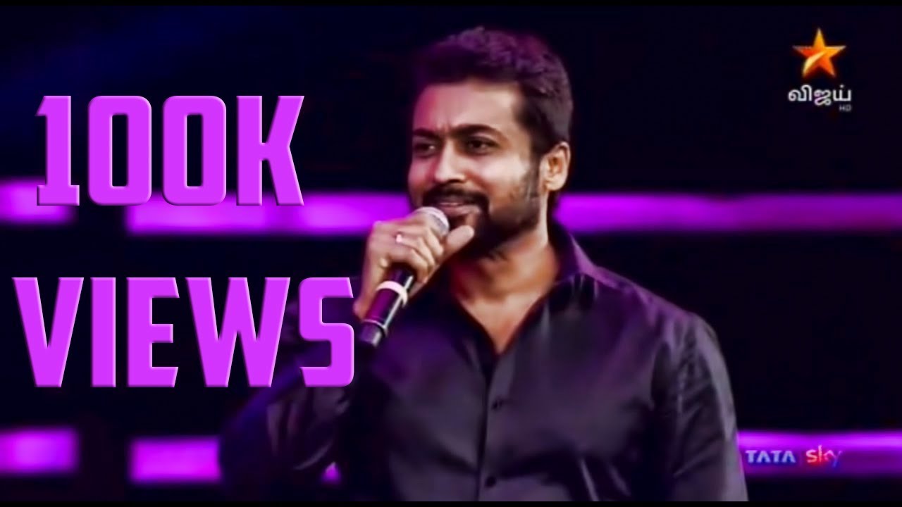 Suriya Receiving Filmfare Best Critics Actor Award For 24 Mass Response 2017