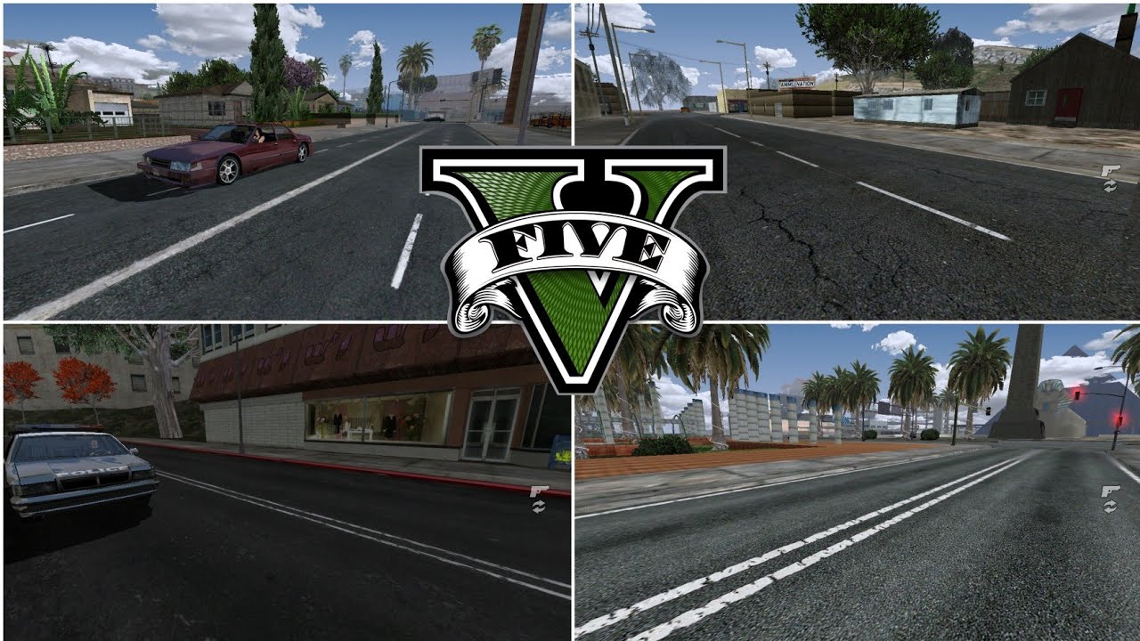 ROAD GTA V MIX | GTA SA ANDROID
