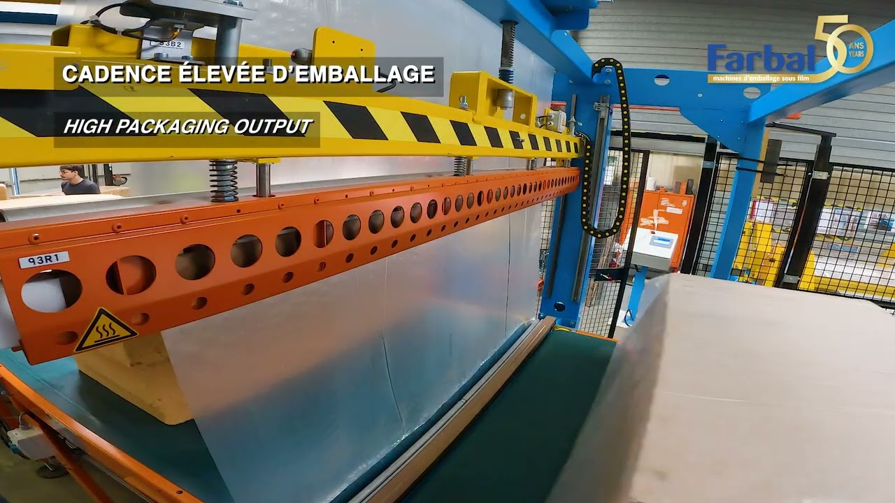 FARBAL 34164 shrink wrapping machine 4 biowood iso panels