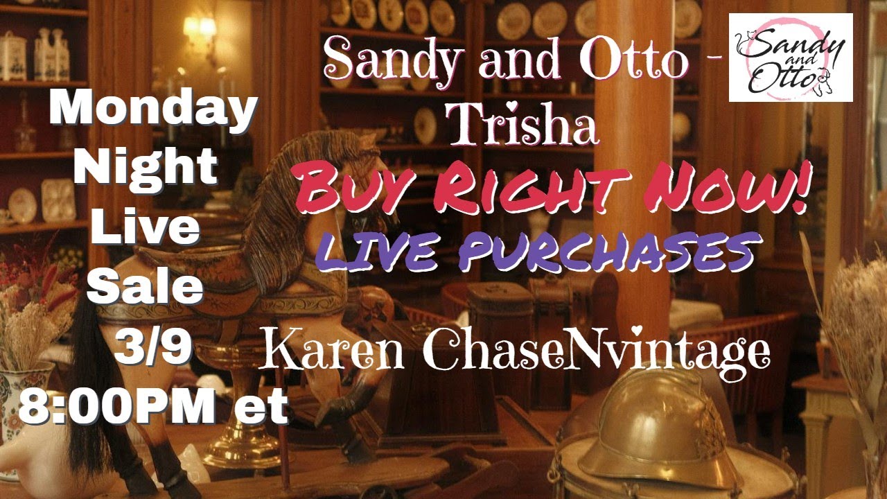 Curated Live Sale Incredible Deals on Unique Vintage Finds! | Feb 9 @8pm et (5pm pt)