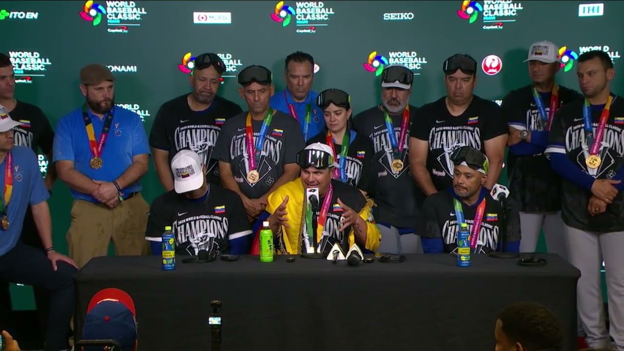 Venezuela hace historia: palabras de Omar López y su staff tras ganar el WBC 🇻🇪