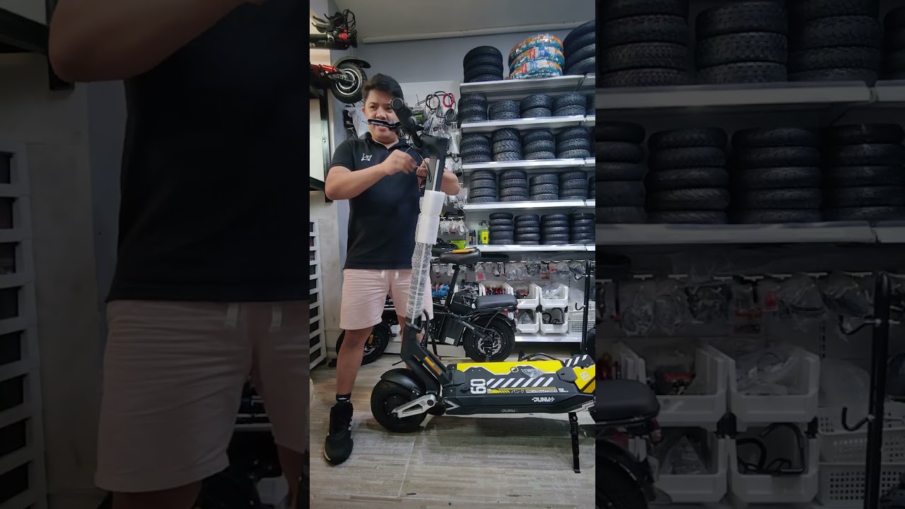 Unboxing Punk Rebel Electric Scooter uncut video