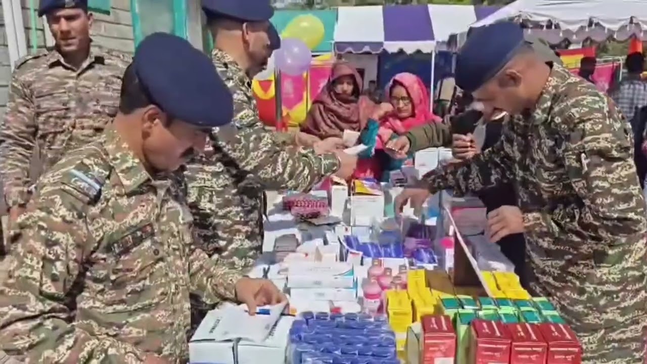 84th Bn CRPF organizes free medical camp at Sanasar, Ramban