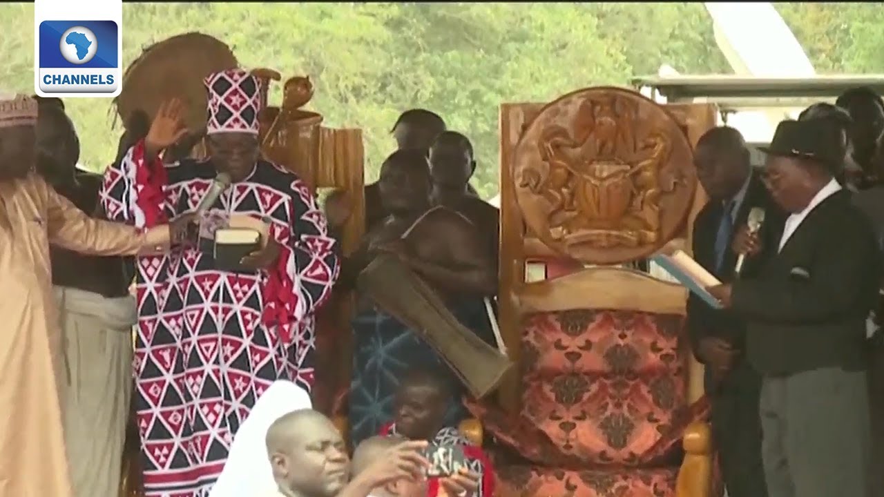 Ishaku Presents Staff Of Office To 25th Aku-Uka Of Wukar