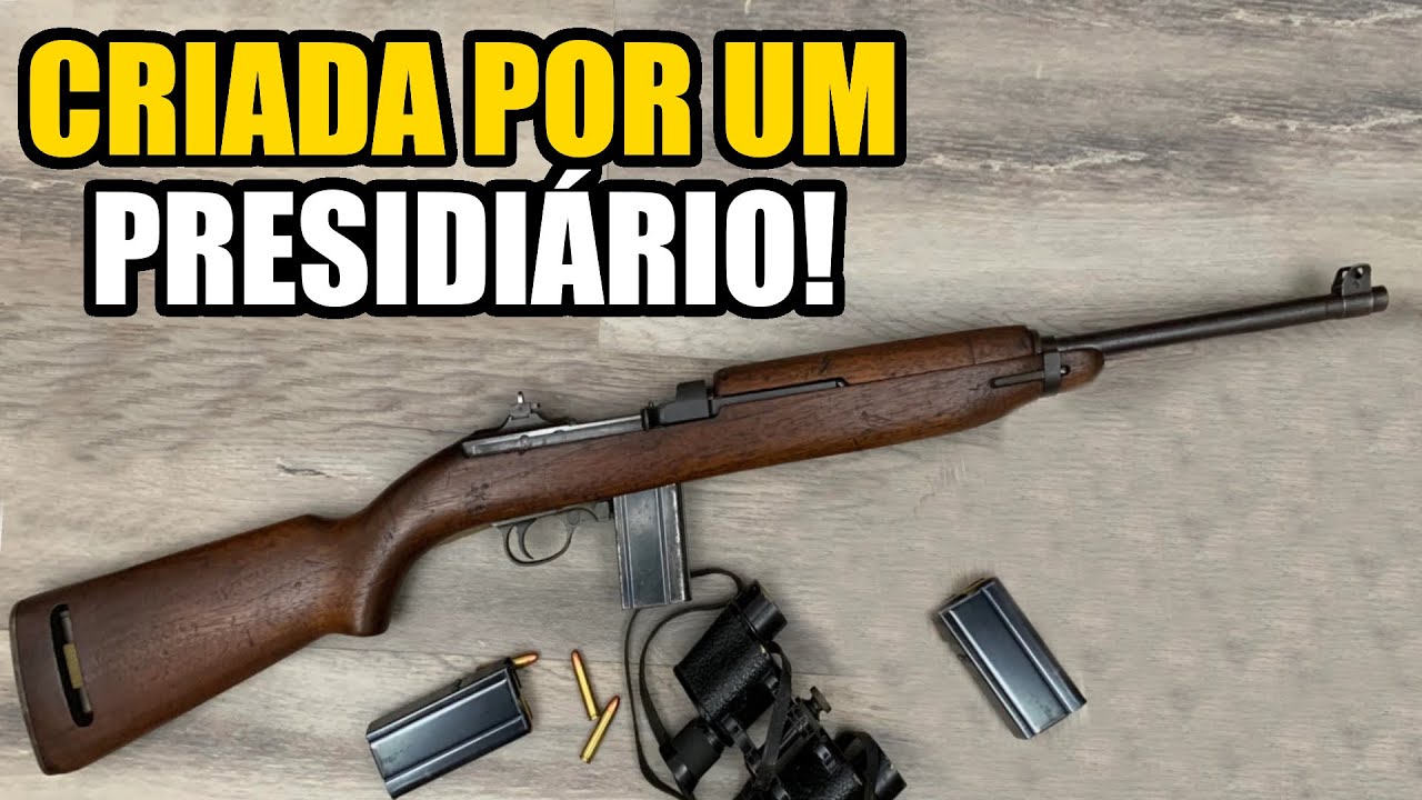 A M1 carbine (carabina M1) e a origem INUSITADA do seu projeto!