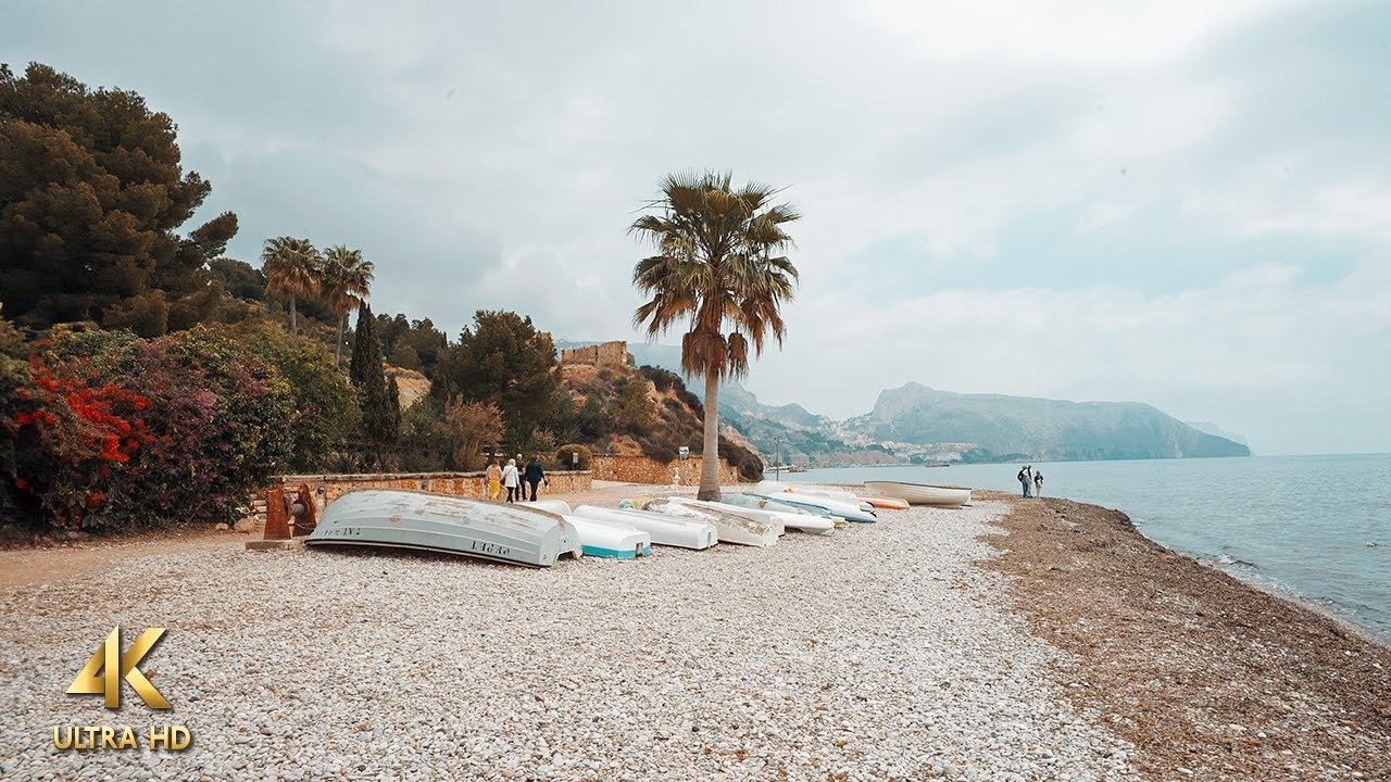 Relaxing Walk in Altea, Spain &bull; 4K ASMR