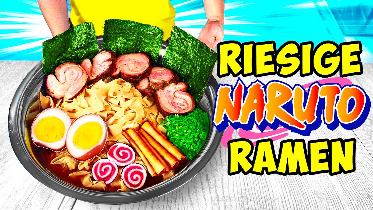 Ich habe eine riesige Tonkotsu Miso Ramen aus “Naruto” gemacht. Episch Leute von VANZAI KOCHEN