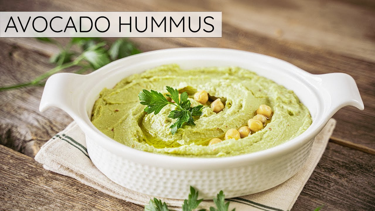 AVOCADO HUMMUS | vegan, easy & quick avocado hummus recipe