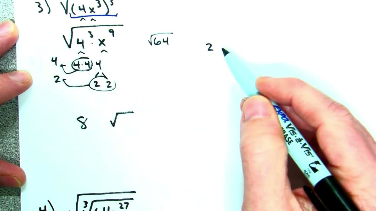 Simplifying Radical Expressions and Expressions with Rational Exponents