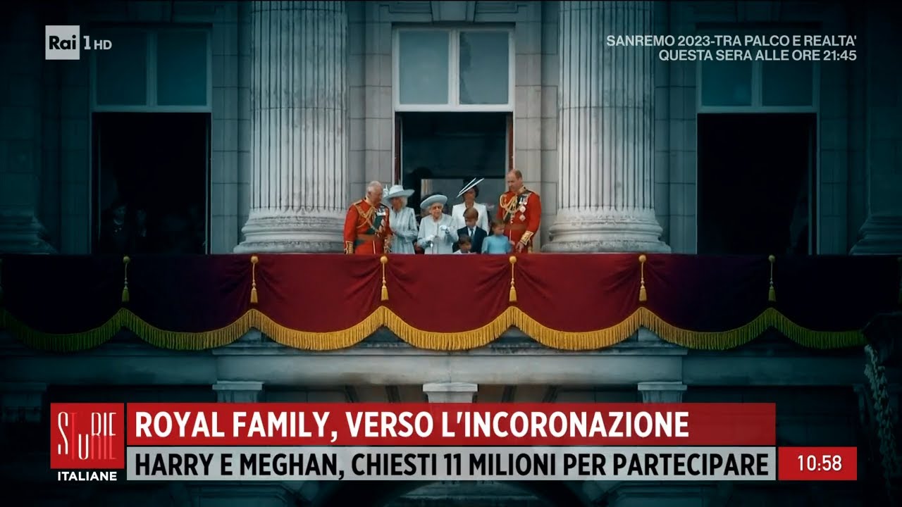 Royal family, verso l'incoronazione  - Storie Italiane 10/04/2023