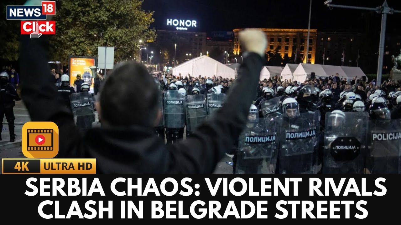 Serbia Tensions Boil As Riot Police Separate President’s Opponents And Loyalists | 4K | N18G