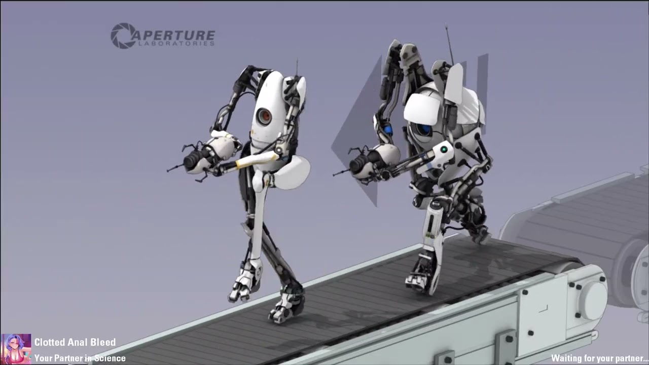 PORTAL 2   coop with cab funny moments