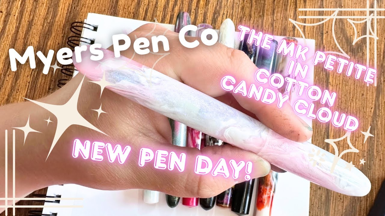 Myers Pen Co MK Petite | New Pen Day | Model Comparing & Inked with Van Dieman’s Lilac Roller Breast