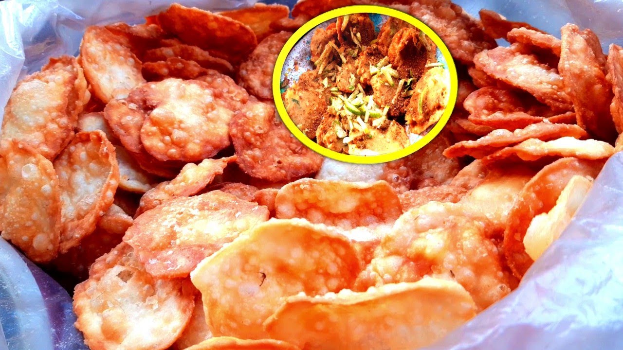 Popular Indian Street Food Spicy Snack Bhel puri dish |How to Make Tasty Bhel Puri |Puri easy recipe