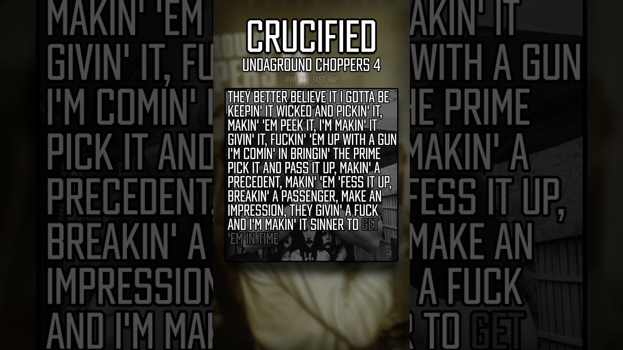FASTEST RAPPER IN THE WORLD? - Crucified 19 SPS #rap #fastestrapper  #music
