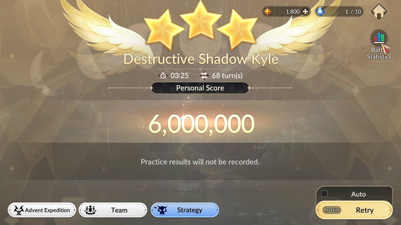 Variant Bailong Shane Destructive Shadow Kyle Advent Expedition 6M - Seven Knights Re:BIRTH