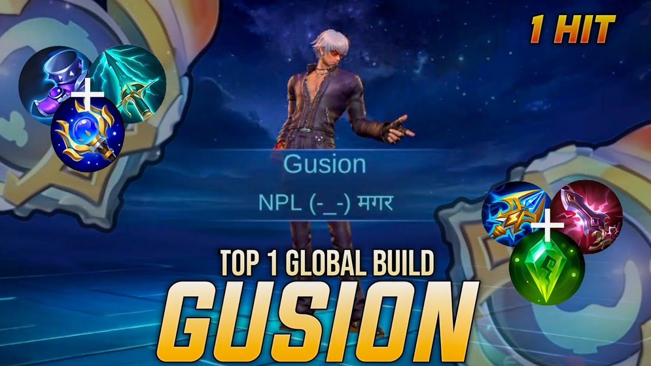 TOP 1 GLOBAL BUILD ME GUSION SOLO CARRY VS ENEMY 