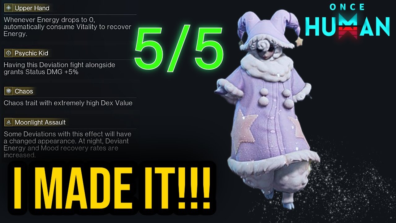 How I Fused My Chaos Snowsprite! ❄️✨ Perfect Deviation Fusion | Once Human