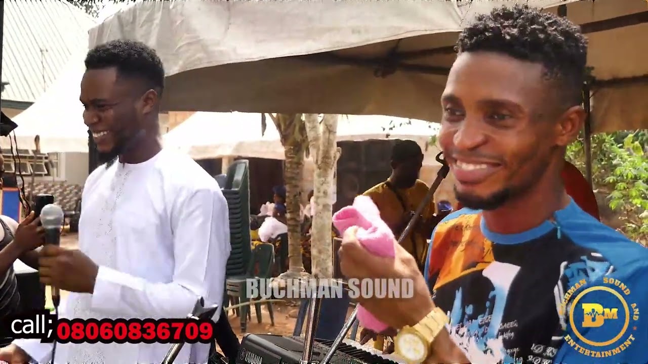 Handsome men sing to God.