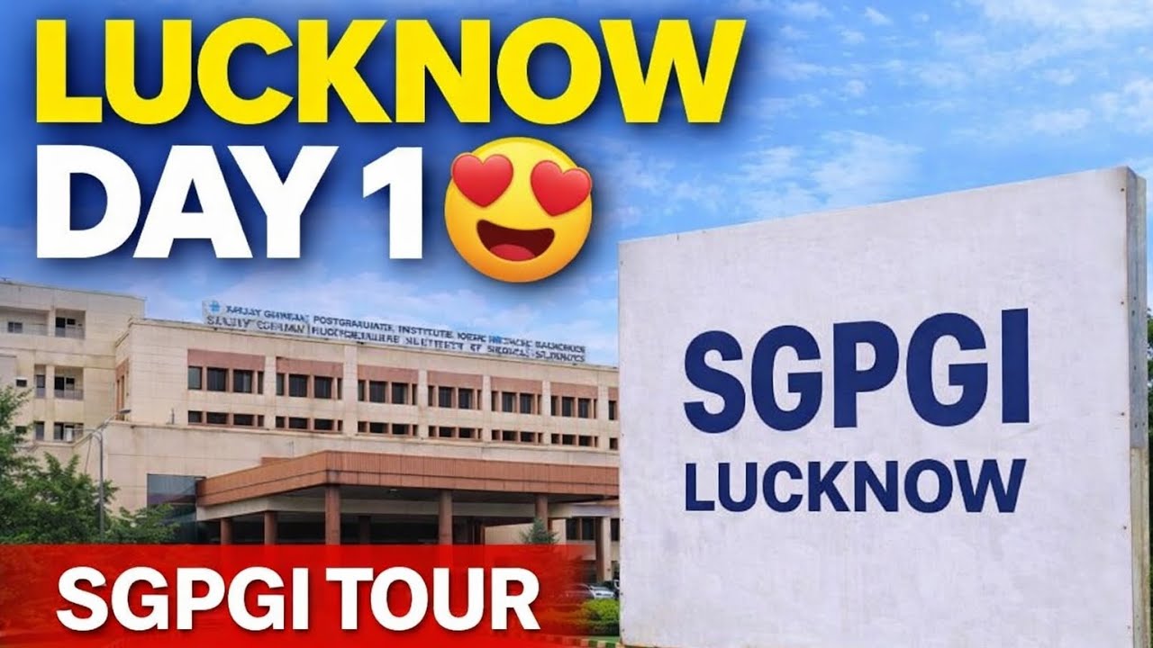 Pehla Din Lucknow Mein 😍 | SGPGI Visit + Lucknow City Tour Vlog