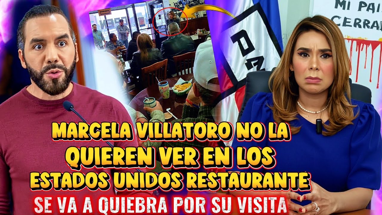 BOMBAZO NAYIB BUKELE SORPRENDIDO MARCELA VILLATORO HACE QUE RESTAURANTE PIERDA CLIENTES POR VISITA