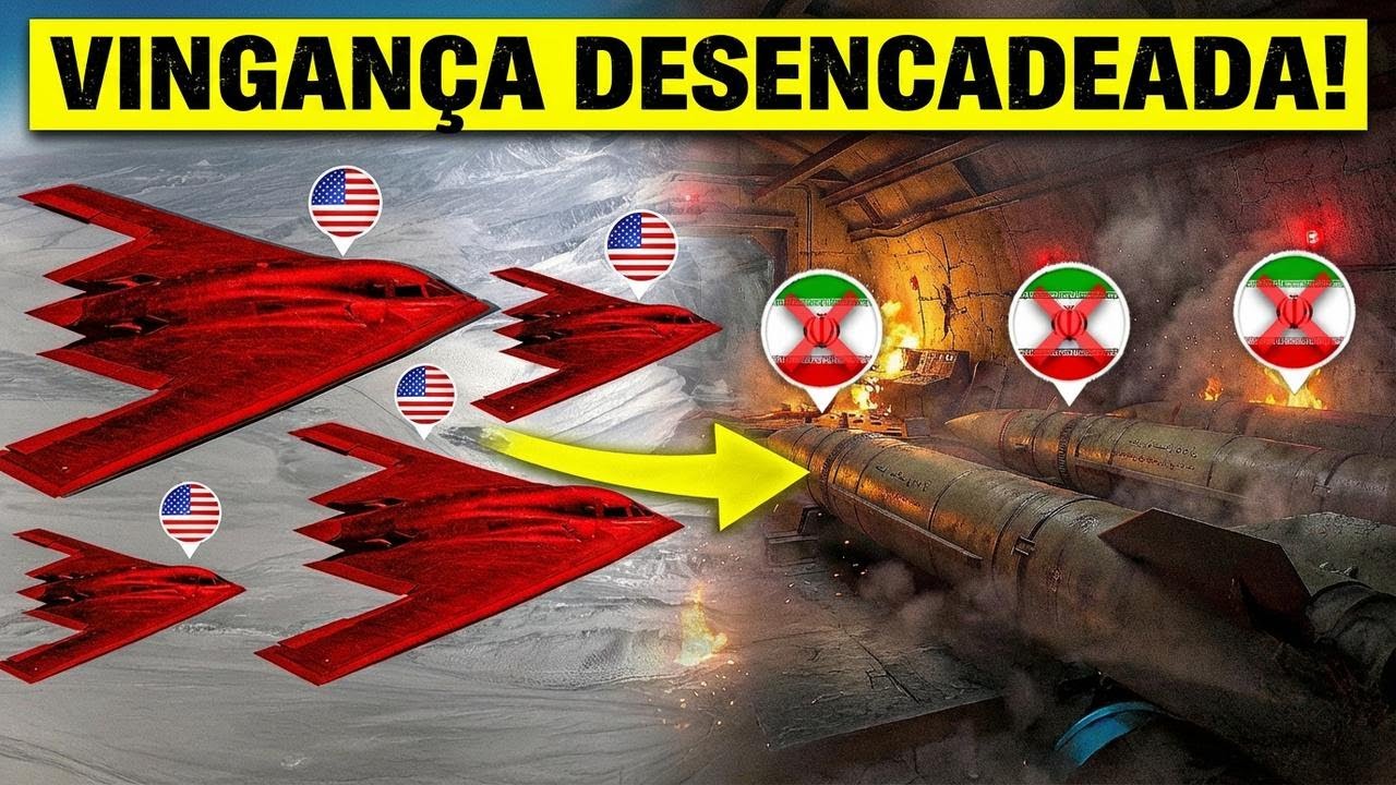 Bombardeiro B-2 dos EUA lança bomba antibunker de 13,6 toneladas em fábrica de mísseis no Irã