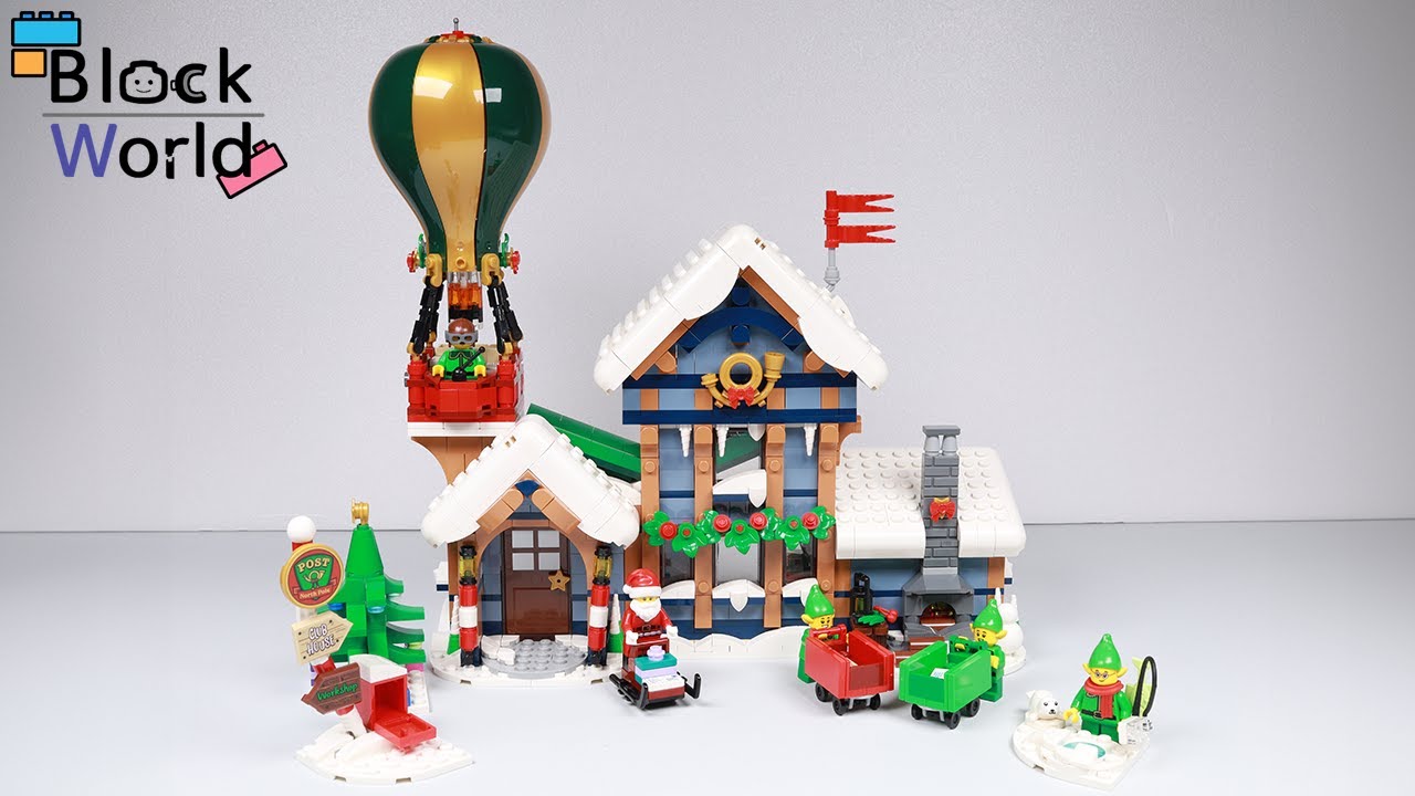 Lego Christmas Winter Village Series 10339 Santa's Post Office speed build