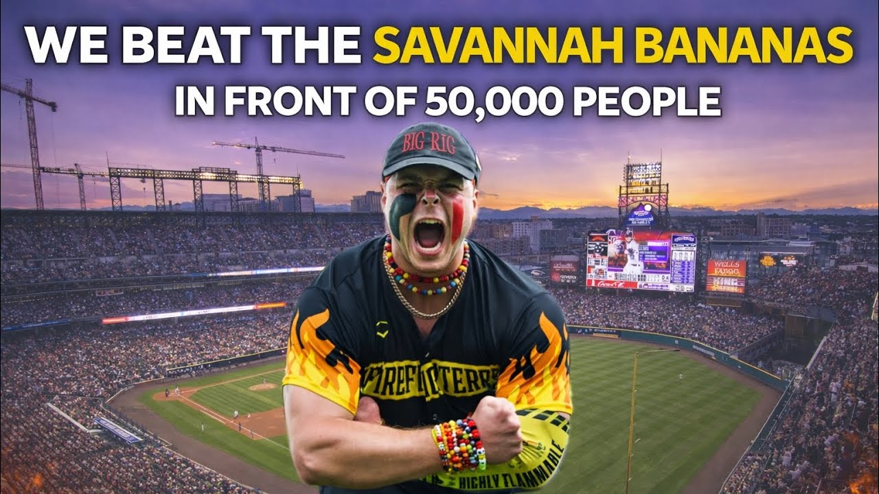 We BEAT The Savannah Bananas In Front Of 50,000 People - Denver, CO