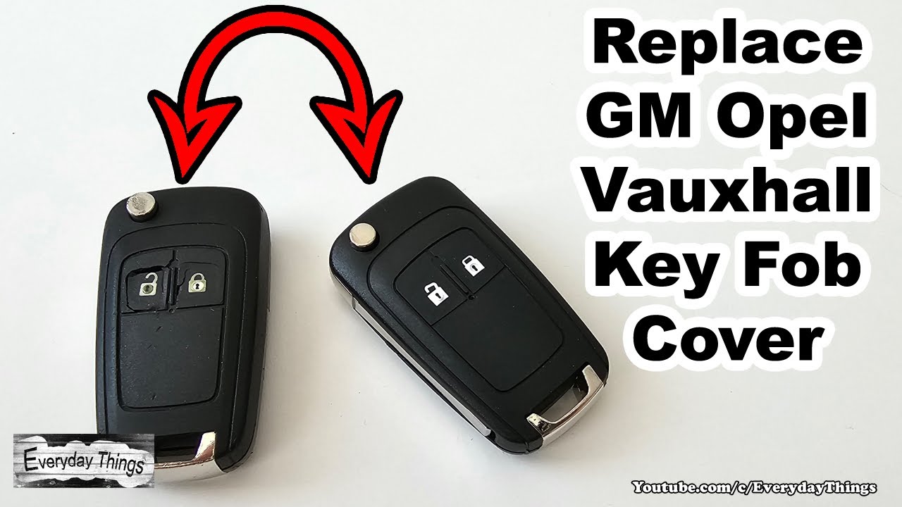 Как заменить крышку брелока GM Opel/Vauxhall: пошаговое руководство