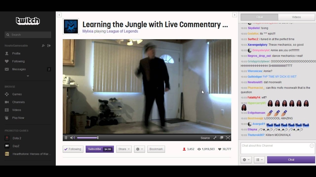Amazing Dancing Streamer on Twitch!