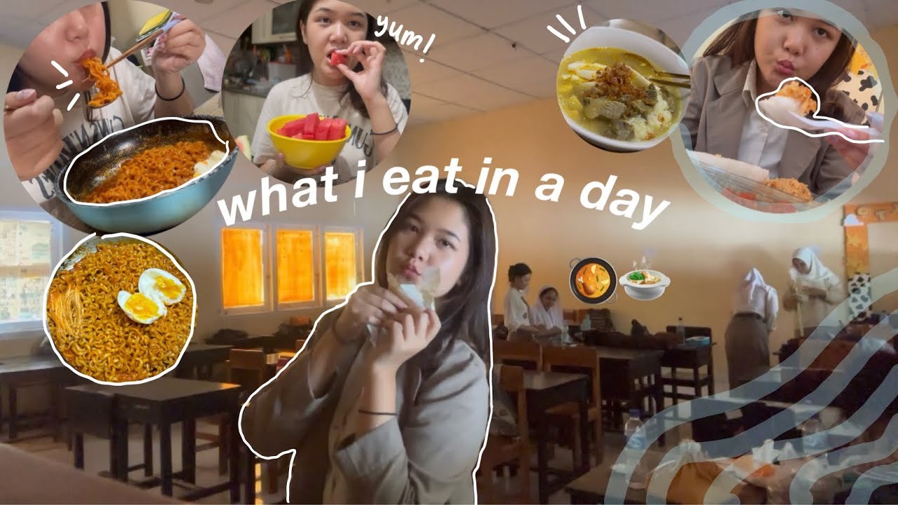 what i eat in a day (indonesia) | Charisa Faith