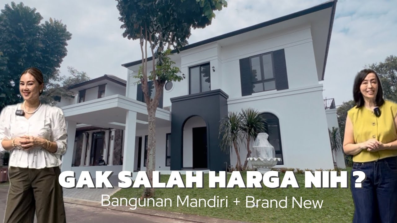 CUMA 6.25M Nego Bonus Swimming Pool dan Dapat Rumah BRAND NEW Bangunan Mandiri di BSD
