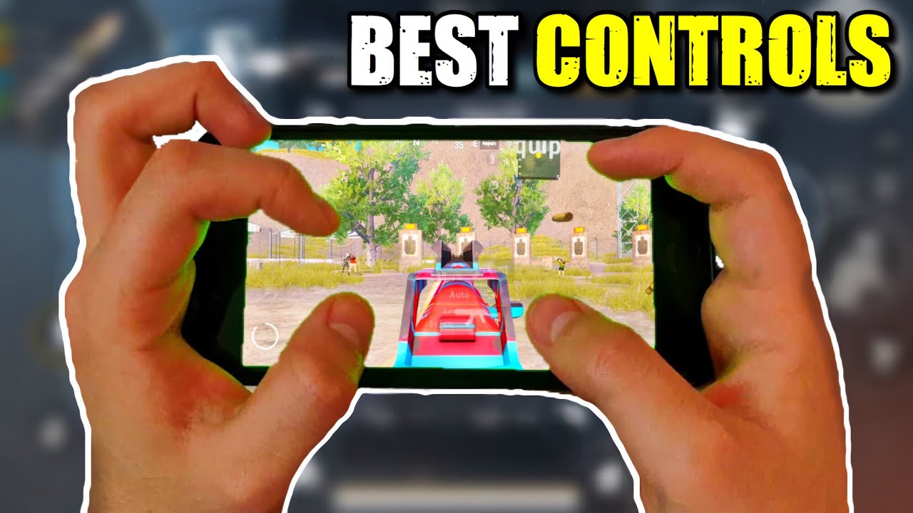 BEST CONTROLS EVER IN PUBG MOBILE!!