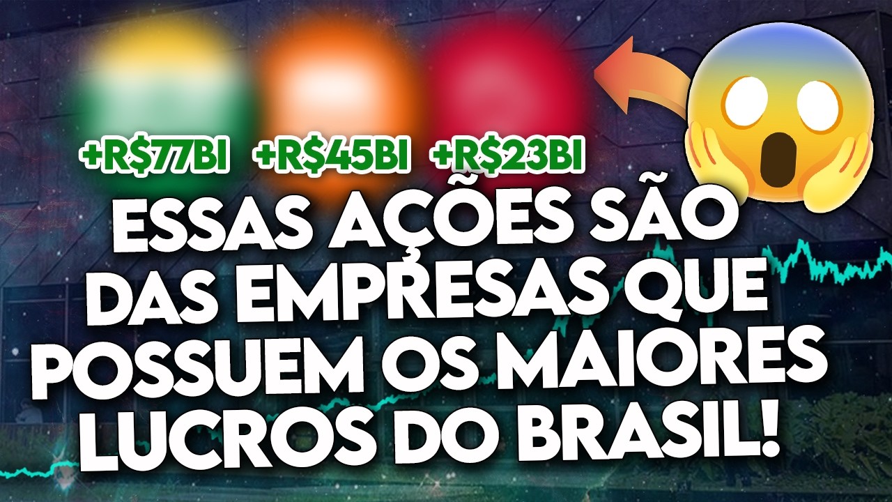 As 10 AÇÕES com o MAIOR LUCRO da BOLSA! (Será que AINDA são OPORTUNIDADES?) - TOP 10