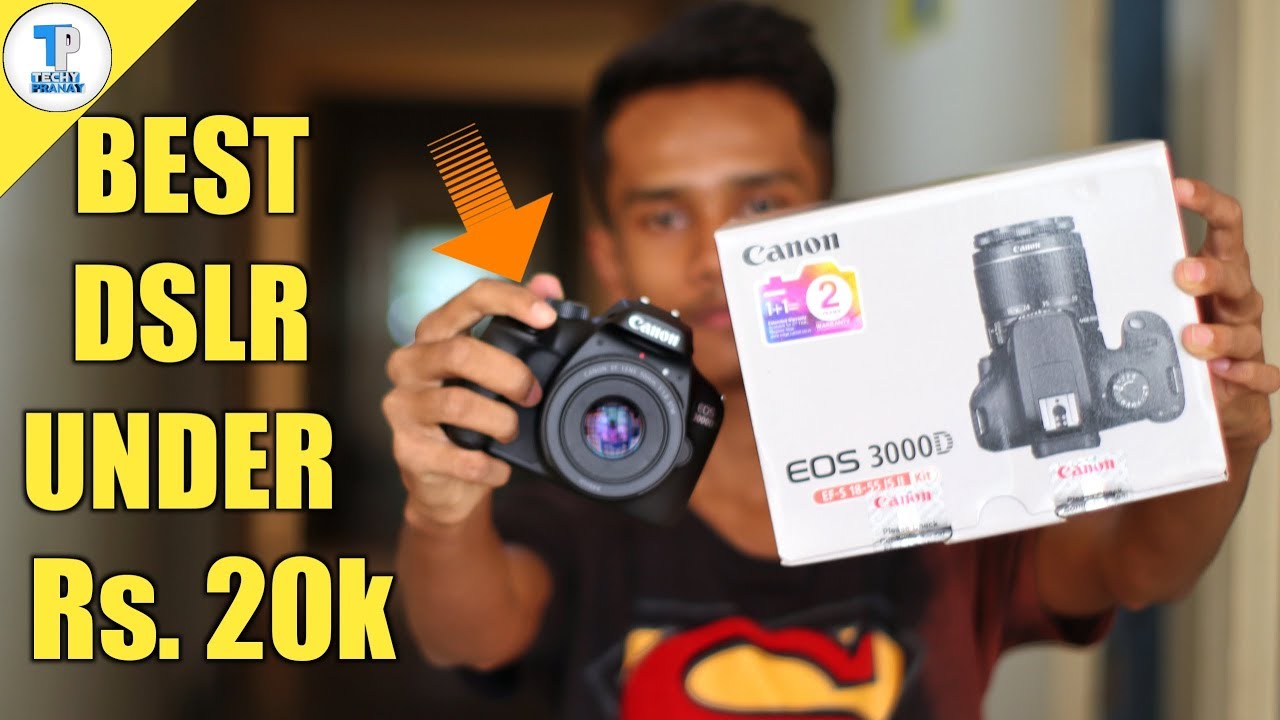 Canon EOS 3000D: Flipkart Retail Unit Unboxing !