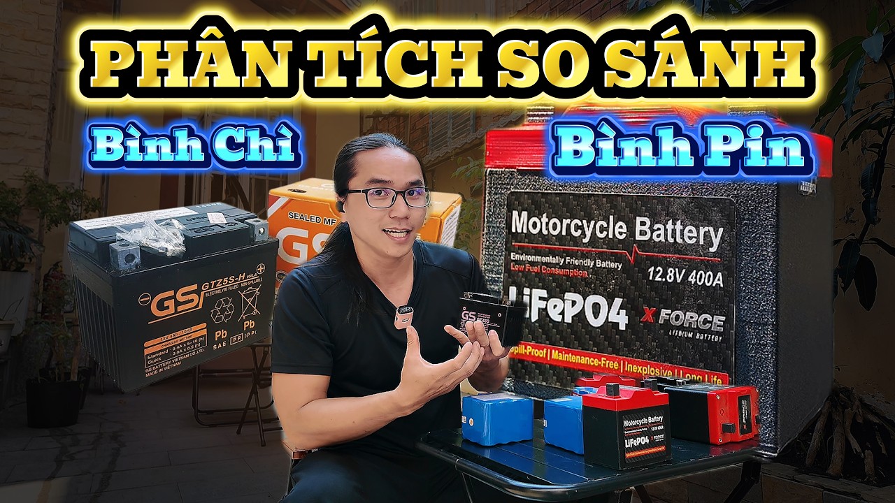 Những Điều Bạn Cần Biết Khi Thay B&igrave;nh Ắc Quy Xe M&aacute;y Th&agrave;nh B&igrave;nh Pin Lithium- Xe &Ocirc;m Workshop