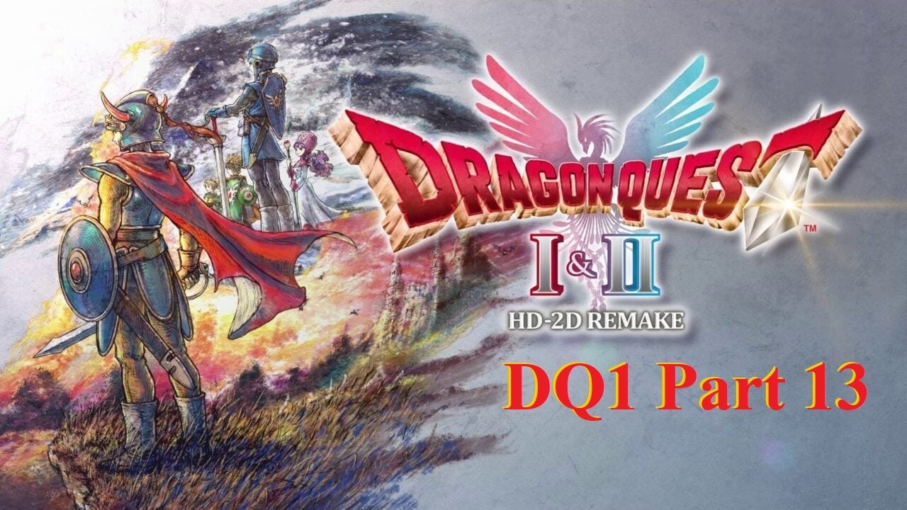 We Beat the Golem! But Not the Knight... DQ1 HD2D First Playthrough Hard Mode Part 13