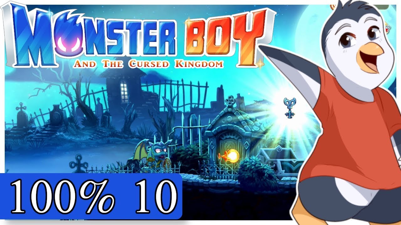 Monster Boy and the Cursed Kingdom - Deadwood Graveyard / Haunted Hause - Boo! (100%)