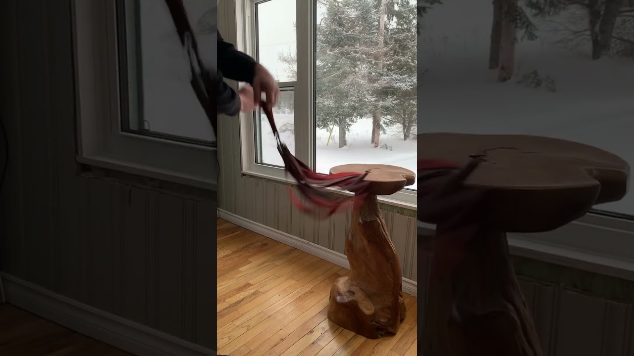 Florentine demo using my handmade leather floggers