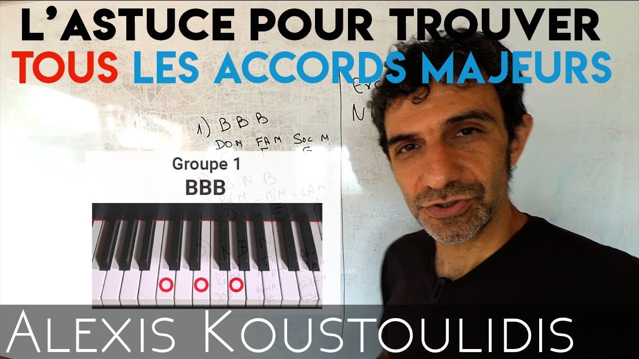 L’astuce pour mémoriser TOUS les accords majeurs au piano