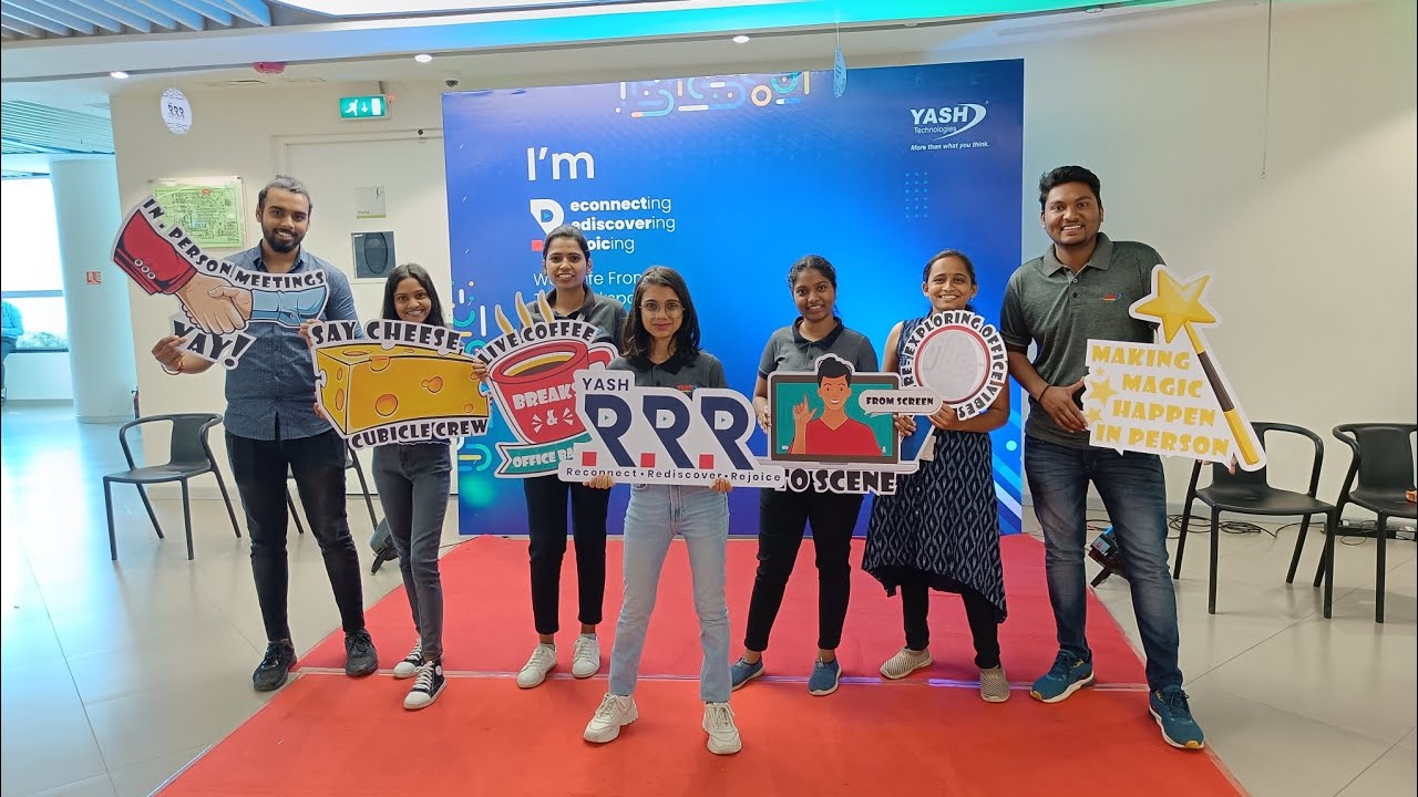 YASH Technologies | Life at Yash |Hear We Go |Flash MOB| WFO Begain..@themayursalve