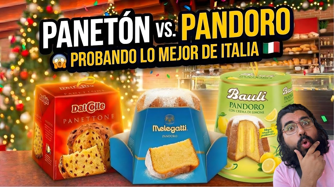 ¿A qué sabe la Navidad en Italia? 🎄 Probamos Dal Colle y el creador del Pandoro