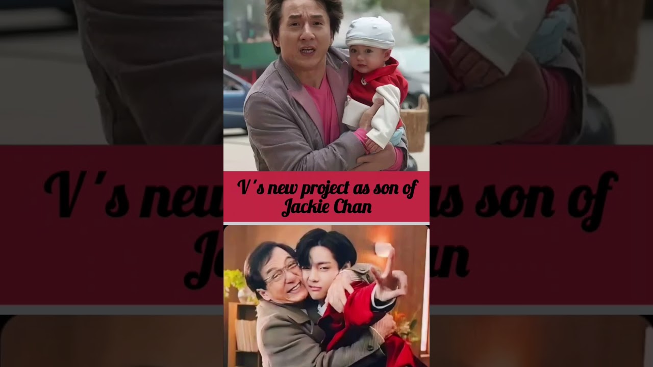 V as Jackie Chan's son #v #btsarmy #taehyung #kimtaehyung #bts #army