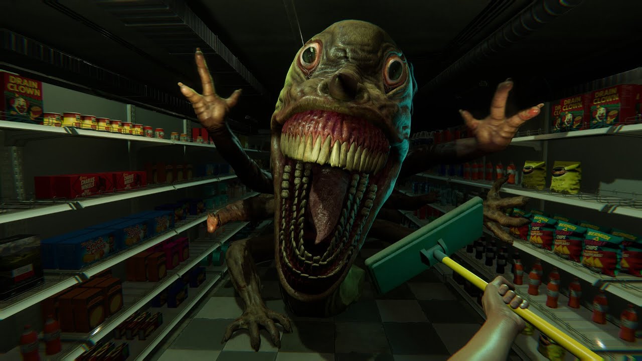 HELLMART | A HORROR GAME FUSED WITH MARKET SIMULATOR! | #horror #jumpscare #cinematic #fypシ #scary