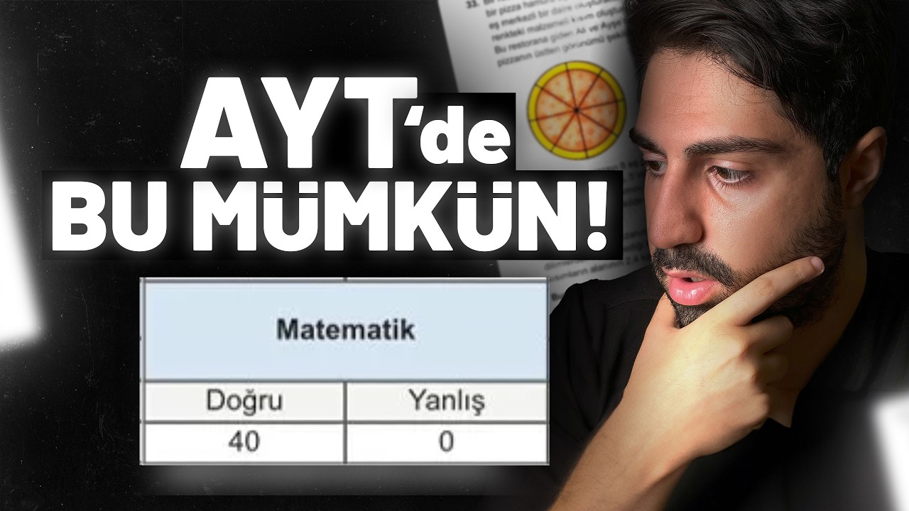 AYT Matematik Çalışmayı Bilmiyorsun!