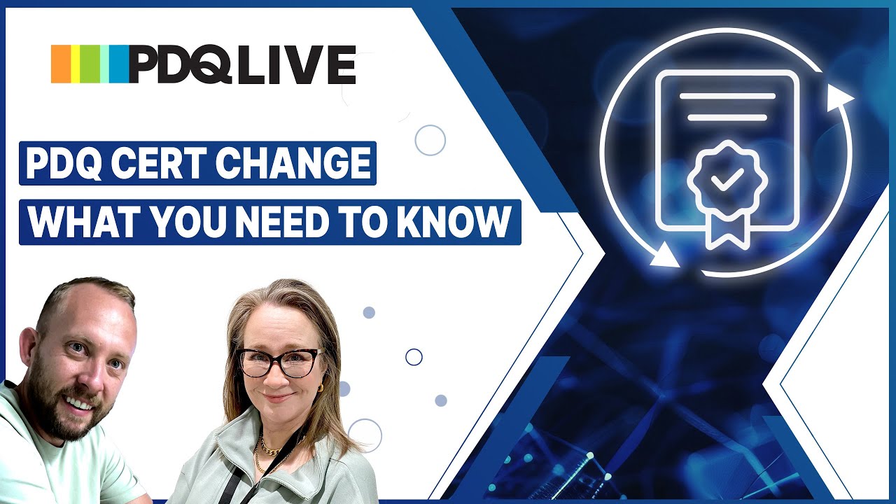 🔴Understanding the PDQ certificate change and required updates